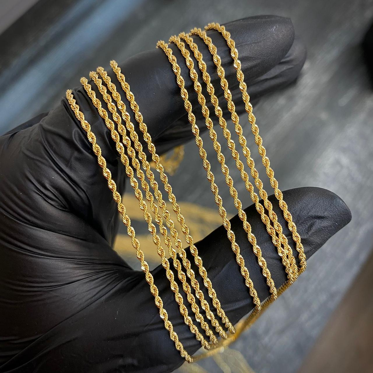 Cadena Lazo 1.65gr/50cm Oro Amarillo +2