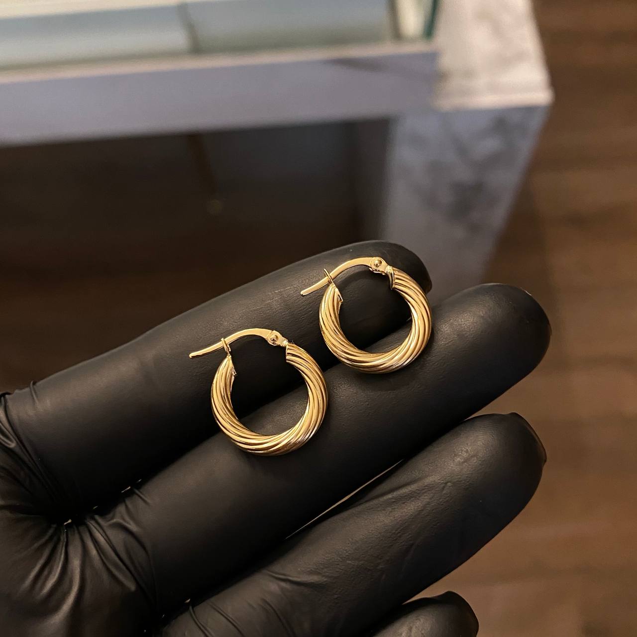 Candongas 1.75gr/1.6cm Espiral Oro Amarillo Sofi