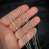 Cadena Veneciana 1.65gr/45cm Oro Blanco +2*