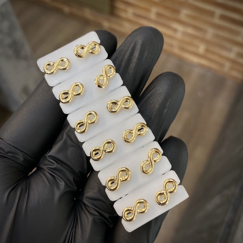 Topos Infinito 0.65gr Liso Oro Amarillo