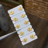 Topos Abeja 0.6gr Mate Oro Amarillo