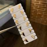 Topos Pies 0.45gr Oro Amarillo