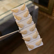 Topos Alas 1.0gr/1cm Circones Blancos Oro Amarillo