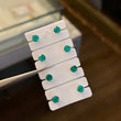 Topos Esmeralda 32pts 0.9gr Broche Mariposa Oro Blanco (Joya)*