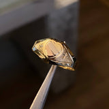 Anillo Sello Corazon 1.7gr-T6 3/4 Tres Oros