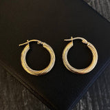 Candongas 2.0gr/2cm Espiral Oro Amarillo Sofi