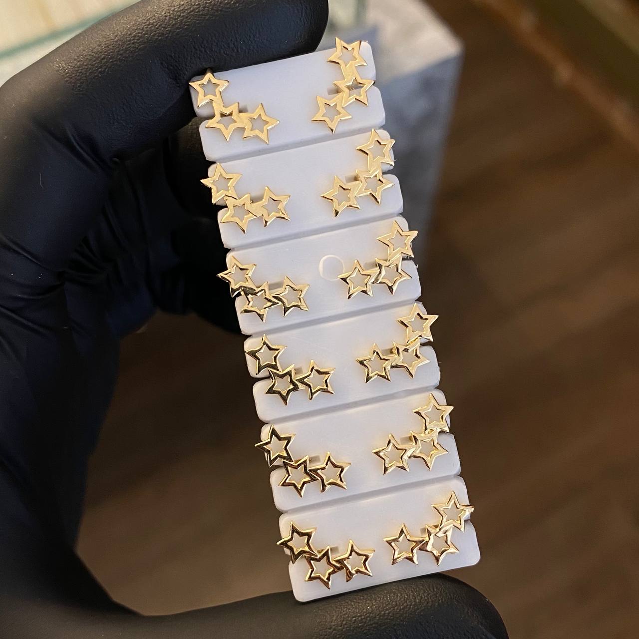 Topos Cinturon de Estrellas 1.0gr Oro Amarillo