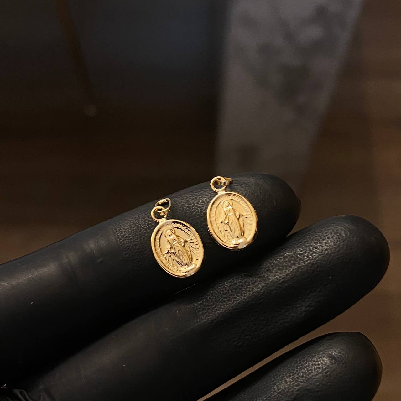 Dije Virgen Milagrosa 0.4gr/1.7cm Oro Amarillo
