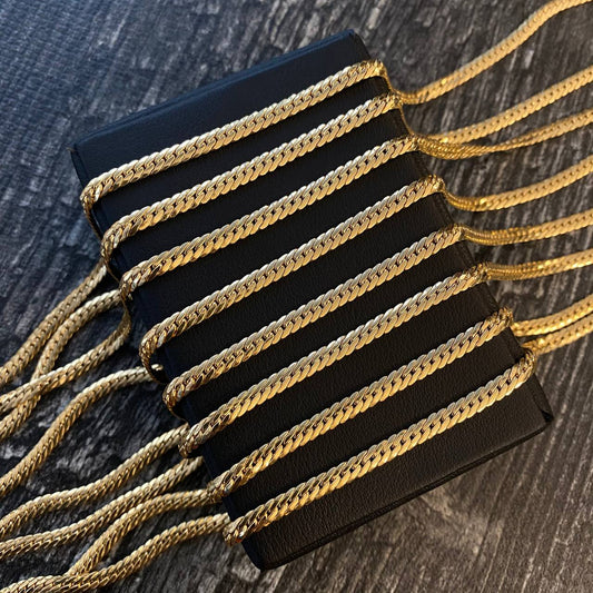 Cadena Serpiente 8.45gr / 45cm / 3.8mm Oro Amarillo +3 (Oferta)*