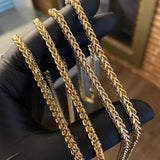 Cadena Franco 17.25gr/60cm Oro Amarillo/Blanco +2