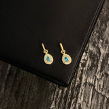 Dije Pera 0.3gr/1.3cm Tiny Circones Celeste Blancos Oro Amarillo