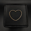 Herraje Silueta Corazon 2.45gr /3cm Oro Amarillo#
