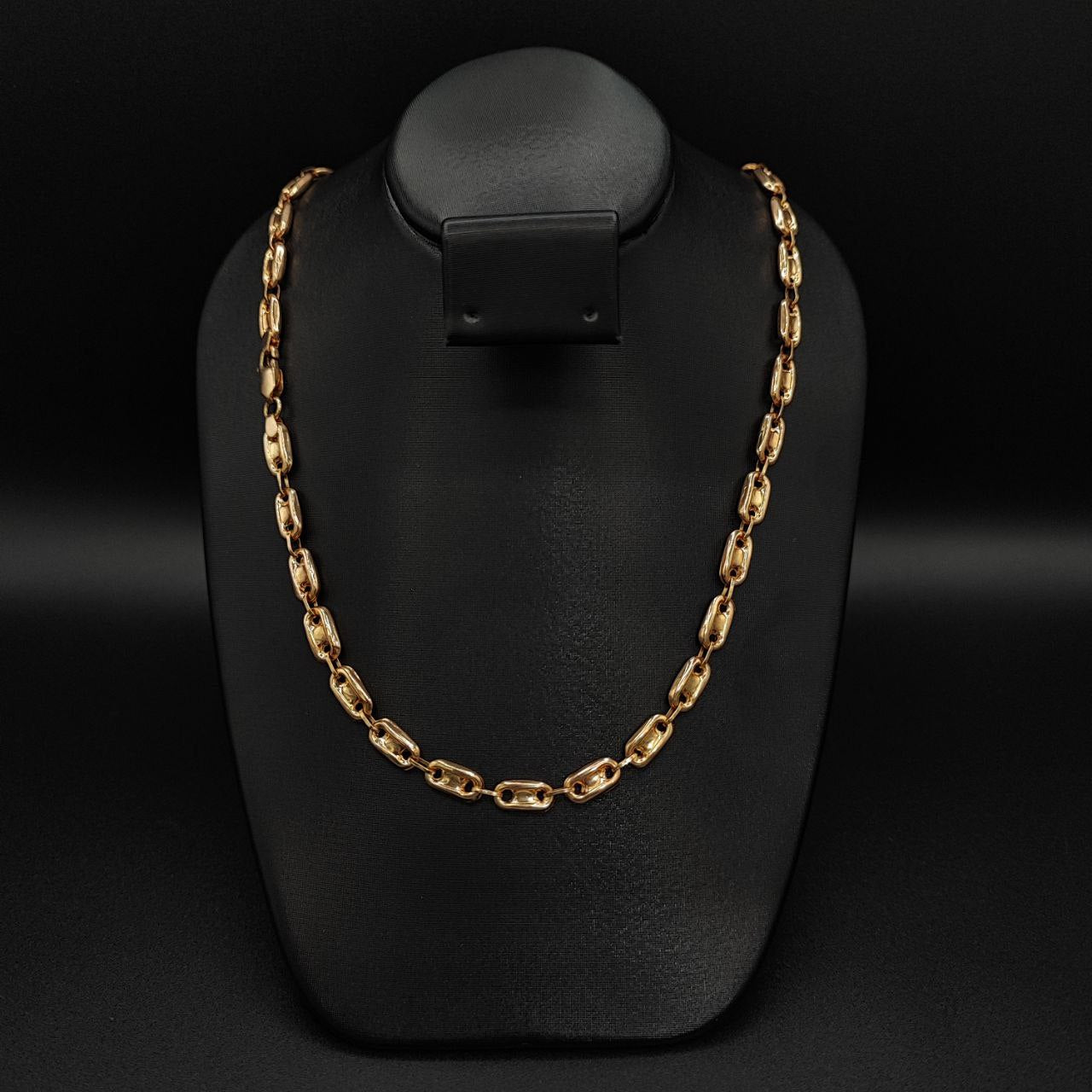 Cadena Rustica 13.6gr/50cm Barril Oro Amarillo#