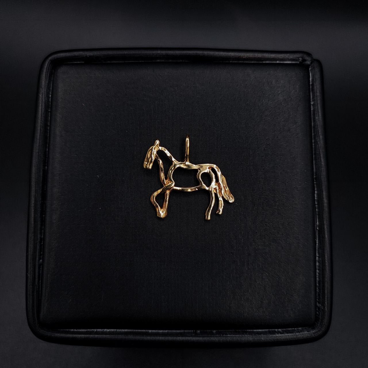 Dije Silueta Caballo 1.35gr/2cm Oro Amarillo#