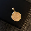 Dije San Benito Medalla 5.8gr / 3.2cm Mate Oro Amarillo