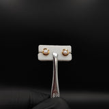 Topos Eclipse 0.6gr Circon Blanco Oro Amarillo#