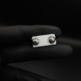 Topos Media Bola 6mm 0.8gr Oro Blanco#