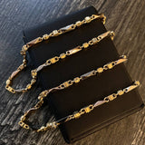 Cadena Rustica Española 17.85gr / 65cm / 4mm Tres Oros