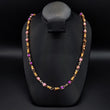 Cadena Rustica 31.2gr/60cm Cauchos Colores Oro Rosa#