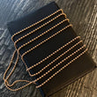 Cadena Militar 9.5gr / 60cm Bola 2mm Oro Rosa +3*