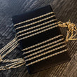 Cadena Plana 1.95gr / 45cm / 1.6mm Diamantada Tres Oros +3