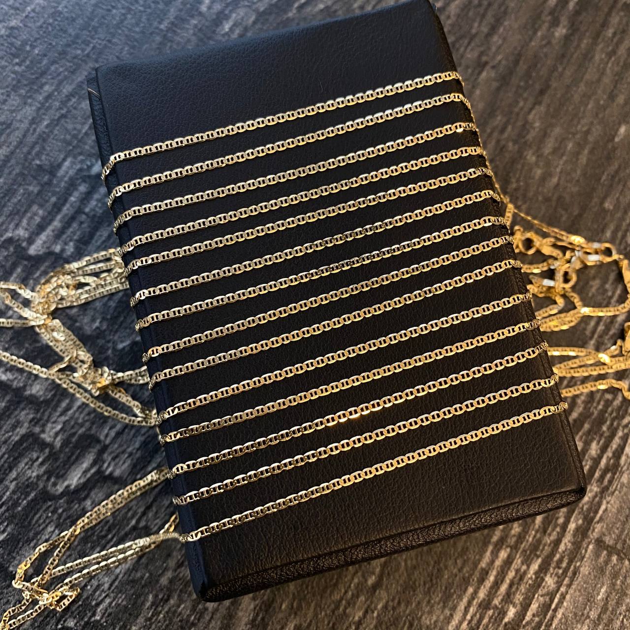 Cadena Escalera 1.85gr / 45cm Oro Amarillo +3