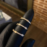 Anillo Tornillos de Orion 2.25gr T6 1/2 Circones Blancos Oro Amarillo