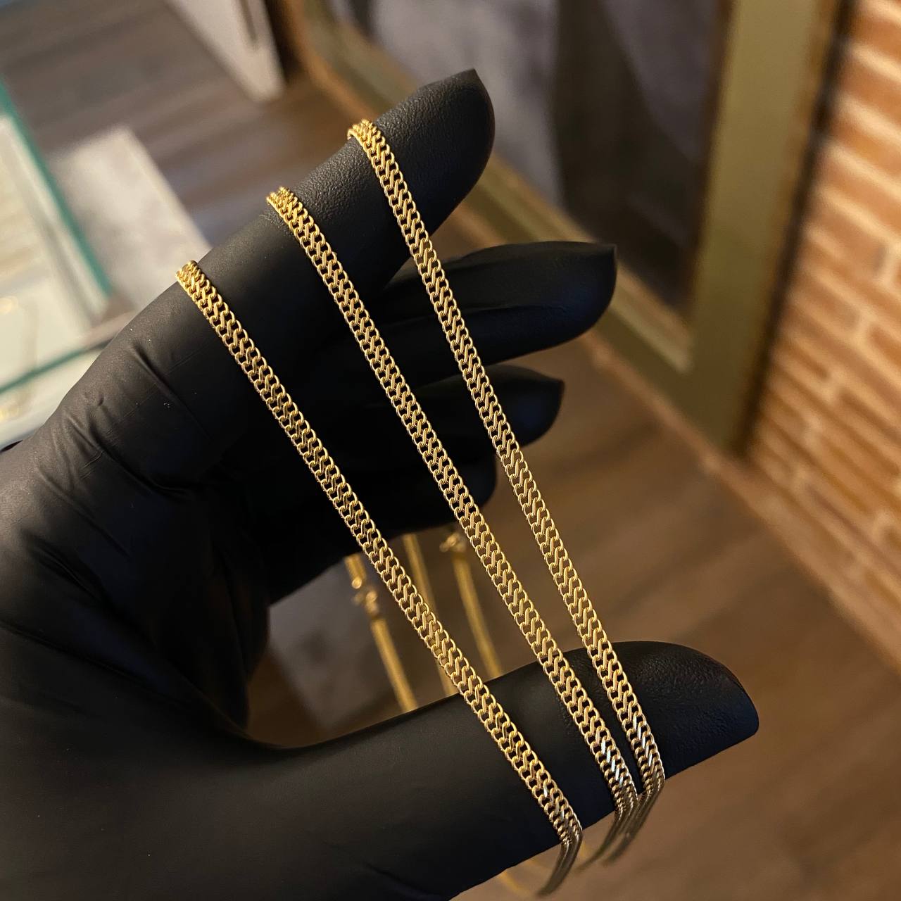 Cadena Sedusa 4.0gr/40cm Oro Amarillo +3