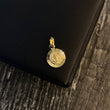 Dije San Benito 1.15gr / 1.9cm Diamantado Oro Amariilo