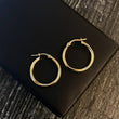 Candongas 1.25gr / 2.1cm Punteadas Oro Amarillo Lola