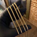 Cadena Serpiente 6.9gr / 60cm / 2.9mm Oro Amarillo +3*