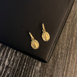 Dije Virgen Milagrosa 0.5gr / 1.6cm Diamantado Oro Amarillo