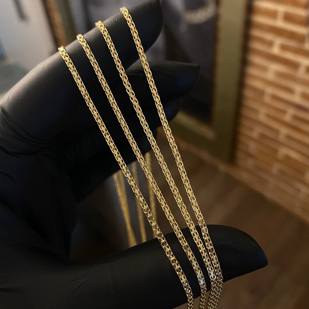 Cadena China 2.7gr / 45cm / 2.5mm Oro Amarillo +1*