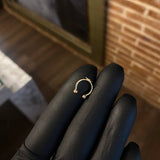 Piercing U Rayo 1cm Simulador Oro Amarillo (Joya)