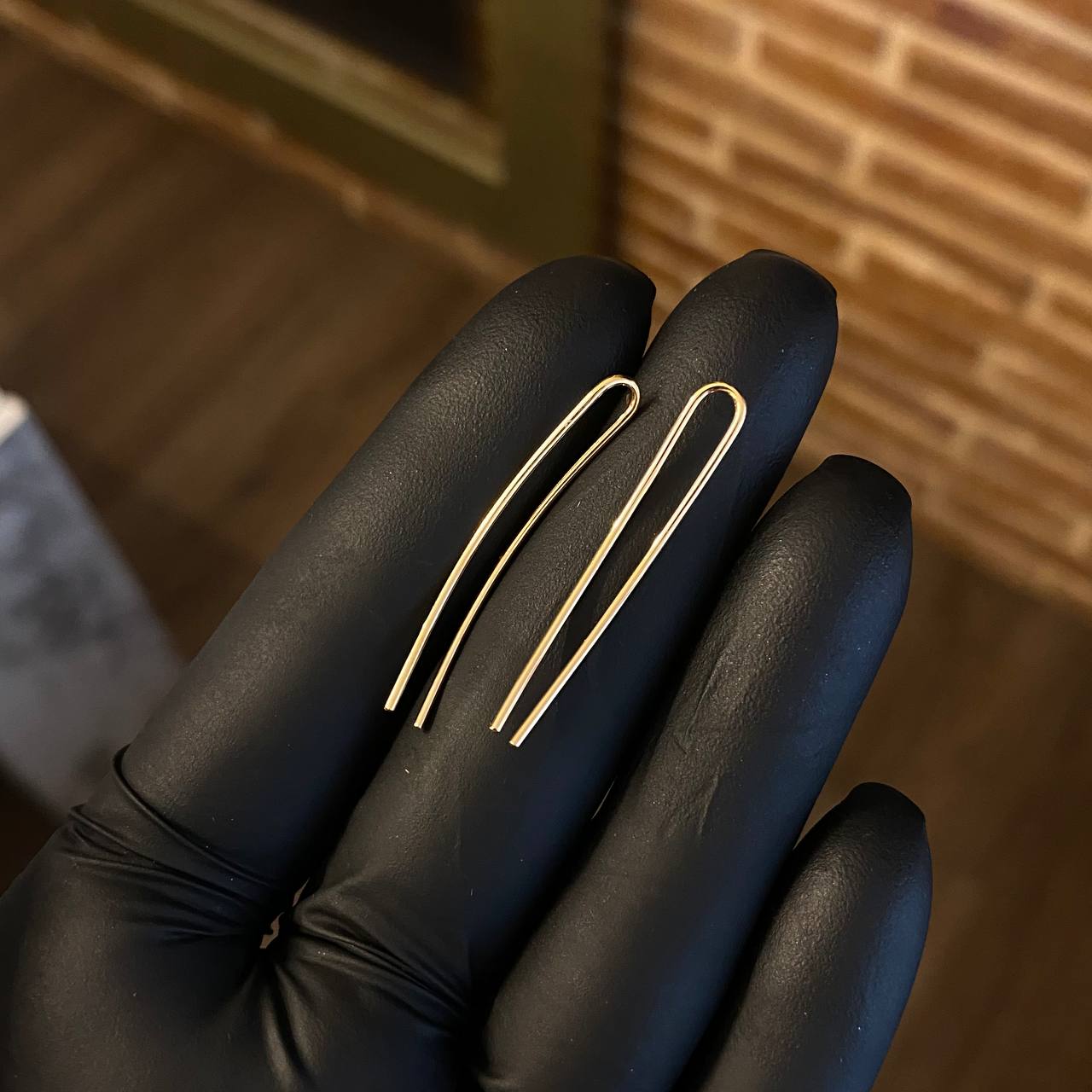 Piercing Trigal Liso 3.5cm Earcuff Oro Amarillo (Joya)