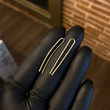 Piercing Trigal Liso 3.5cm Earcuff Oro Amarillo (Joya)