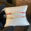 Pulsera Beige Best Friends Forever Bolas 4mm Lisas Oro Amarillo*