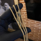 Pulso Franco 3.35gr / 20cm / 2.5mm Oro Amarillo +3