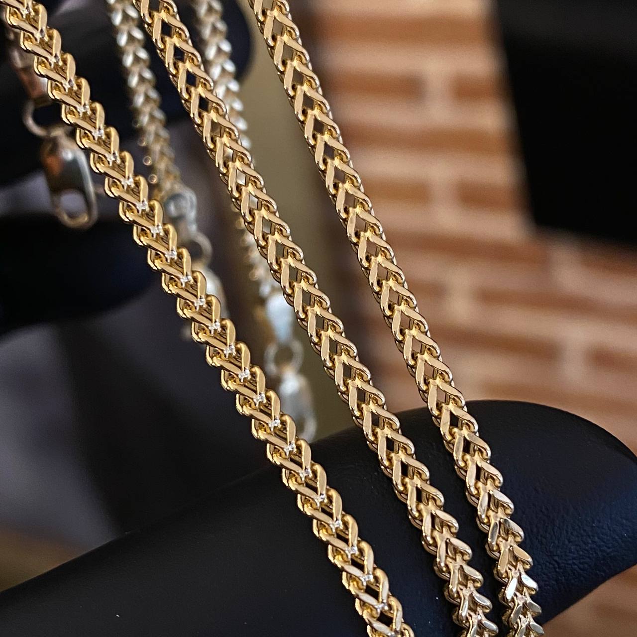 Pulso Franco 3.35gr / 20cm / 2.5mm Oro Amarillo +3
