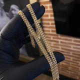 Pulso Chino 6.25gr / 21cm / 4.8mm Oro Amarillo +0
