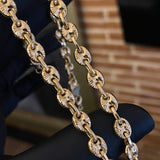Tobillera GC 11.4gr / 23cm / 6.2mm Diamantada Amarillo*