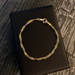 Pulso Singapur 1.8gr / 16cm / 2.4mm Oro Amarillo +3*