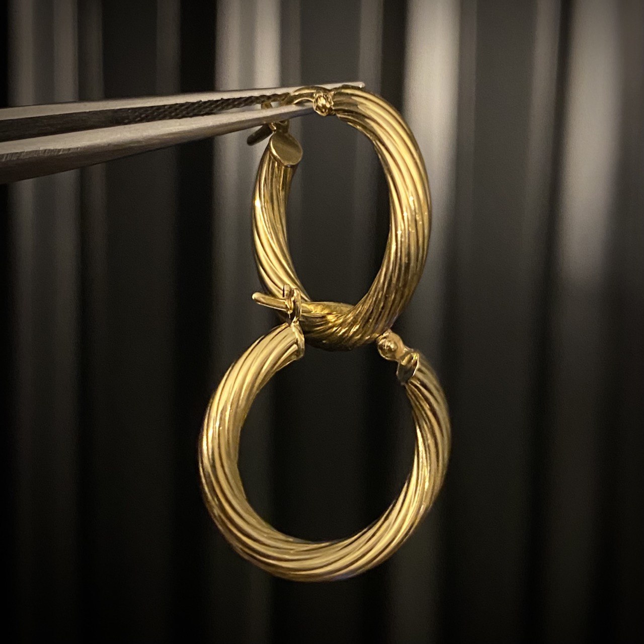 Candongas 2.0gr/2cm Espiral Oro Amarillo Sofi