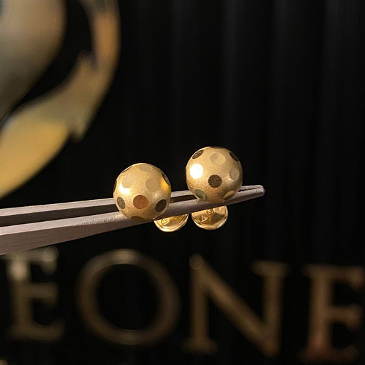 Topos Bola 8mm 1.3gr Mate Oro Amarillo (Oferta)