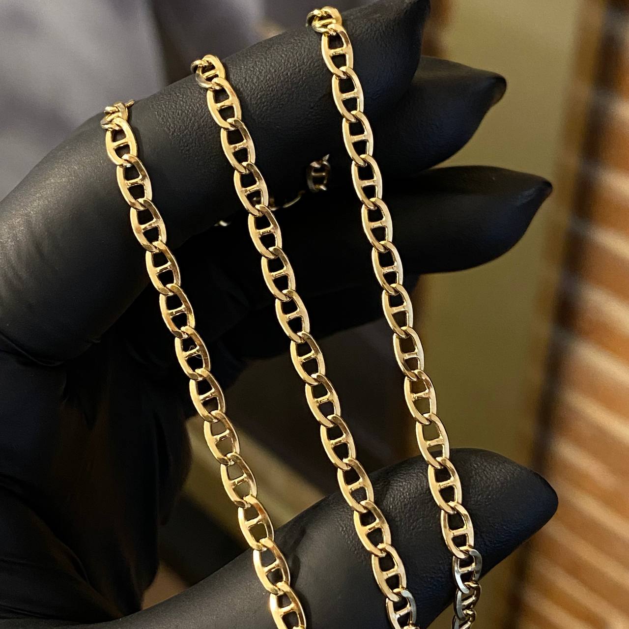 Cadena Escalera 4.95gr / 50cm / 3.6mm Oro Amarillo +3*