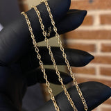 Cadena Escalera 1.85gr / 40cm / 1.9mm Oro Amarillo +3*