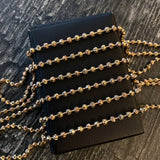 Cadena Militar 33.3gr / 70cm / 5mm Diamantada Tres Oros