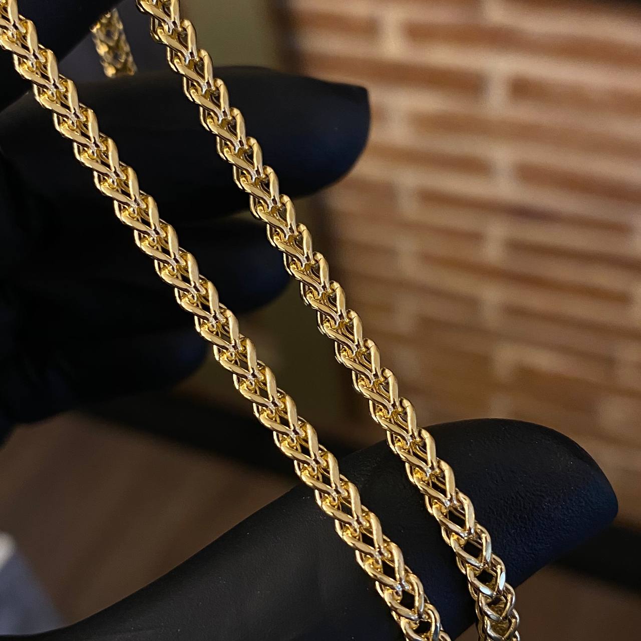Pulso Franco 7.55gr / 21cm / 3.5mm Oro Amarillo +4