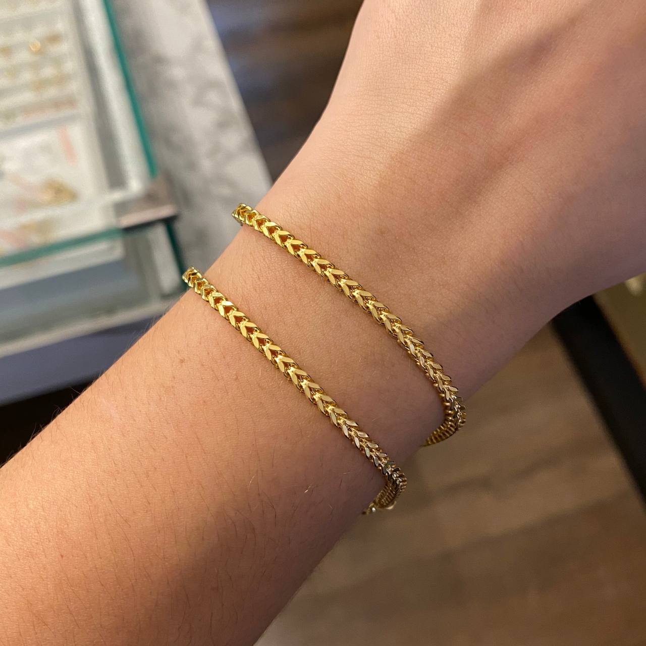 Pulso Franco 5.1gr / 21cm / 3mm Oro Amarillo +4