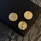 Herraje San Benito 1.05gr / 1.5cm Tambor Oro Amarillo